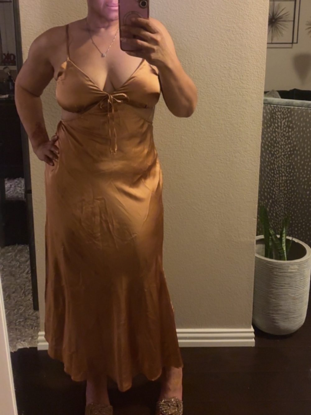 Cute gold dress